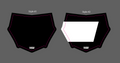 Micro Motocutz Front Plate Decal
