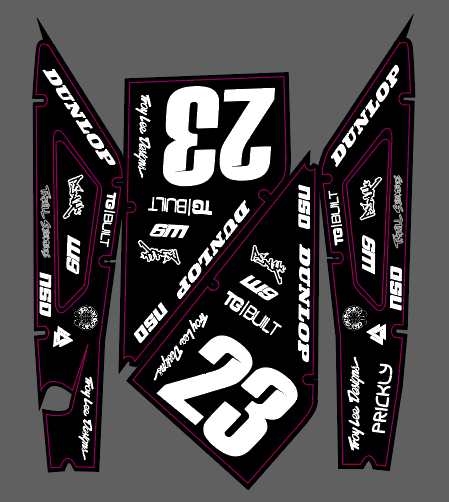 Heybike Villain Graphics Kit