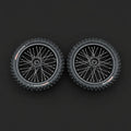 Tuttio Soleil 01 & Yozma IN10 Complete 17/14" PitBike Wheelset.